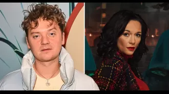Actress from Traitors admits concern about losing baby due to stress from relationship with Conor Maynard.