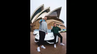Popular YouTuber MrBeast makes his inaugural trip to Australia.