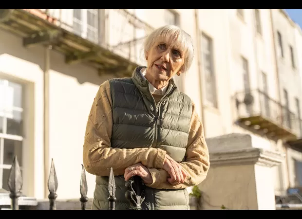 Doctor Who actress teases a big reveal about the character Mrs Flood following the season finale.