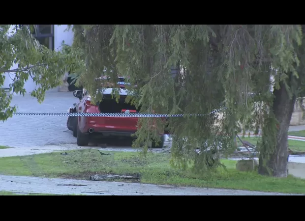 A woman in Perth hit by a car and taken to hospital for treatment.
