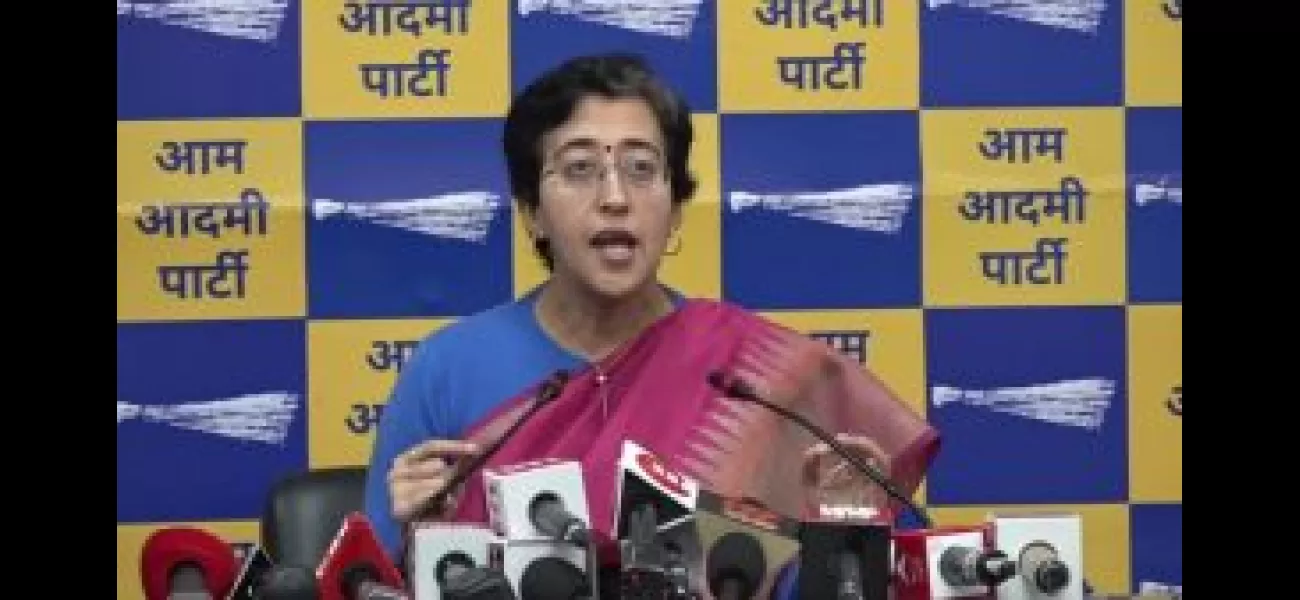 The Haryana government has shut all gates of the barrage that provides water to Delhi, according to Atishi.