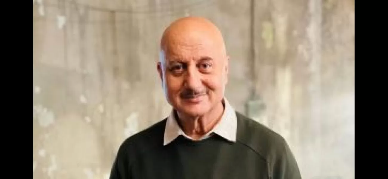 Anupam Kher shows gratitude to Mumbai Police as two suspects are apprehended for breaking into his office.