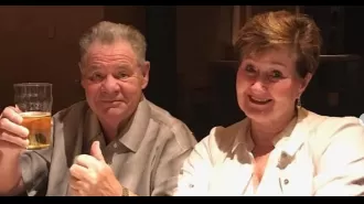 Famous 70s vocalist weds partner of 47 years.