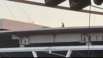 Fans at Taylor Swift concert shocked by mysterious figures on Wembley Stadium roof.