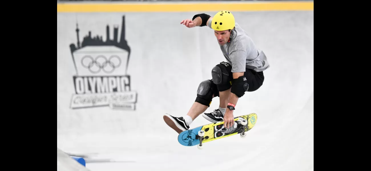 Middle-aged man makes the cut for Olympic skateboarding team alongside teenage duo.