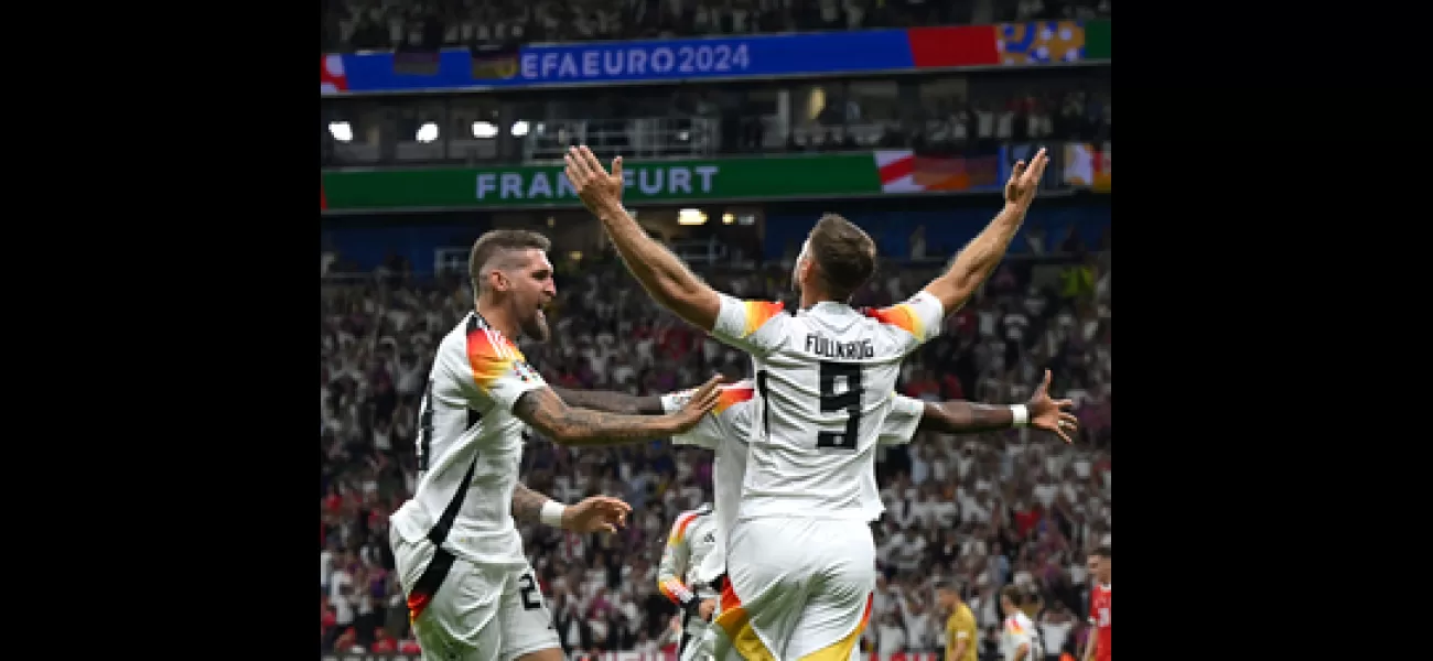 Germany stays in the lead with Fullkrug's goal, tying the game against Ndoye in Euro 2024.