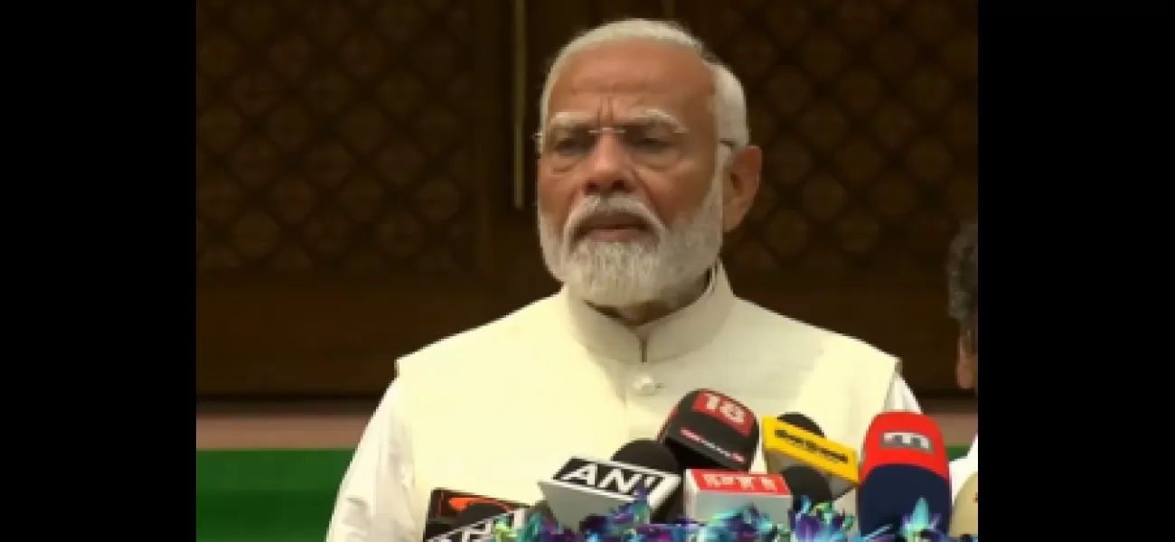 PM Modi says people want more than just empty rhetoric before first session of new Lok Sabha.