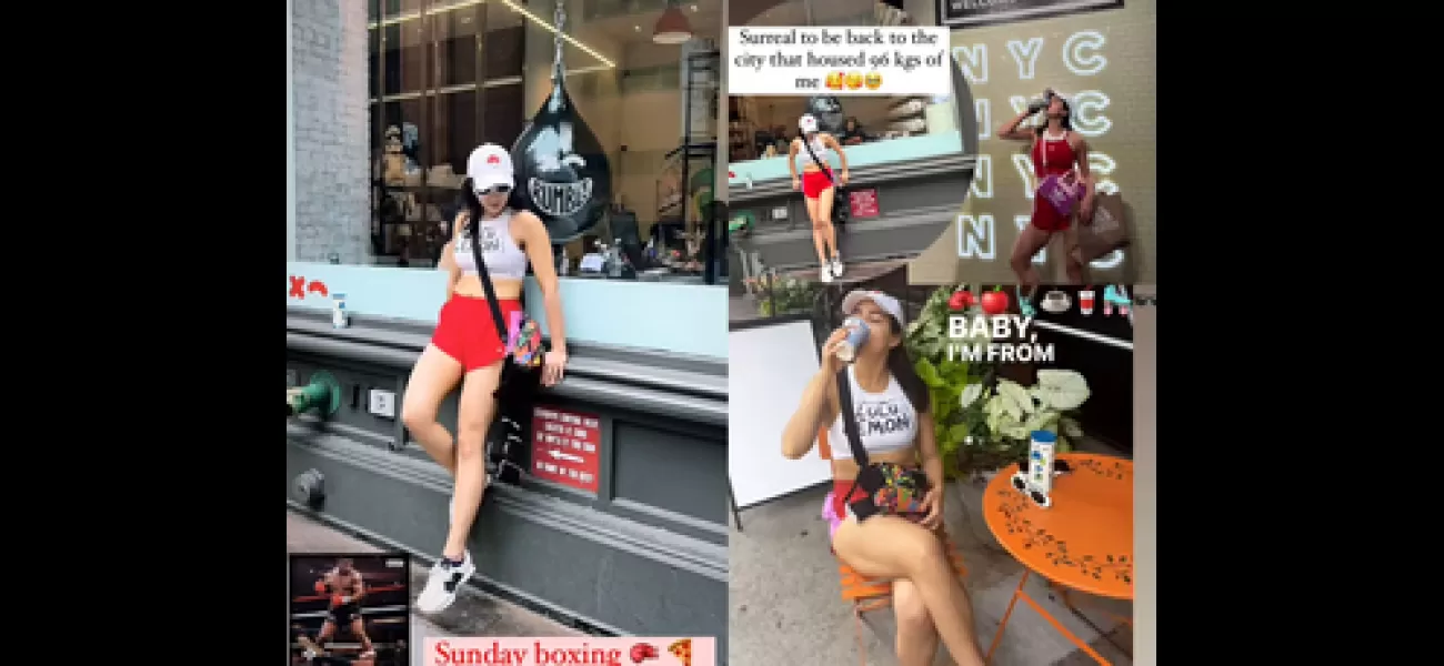 Sara Ali Khan is back in New York and reflecting on her weight loss journey.