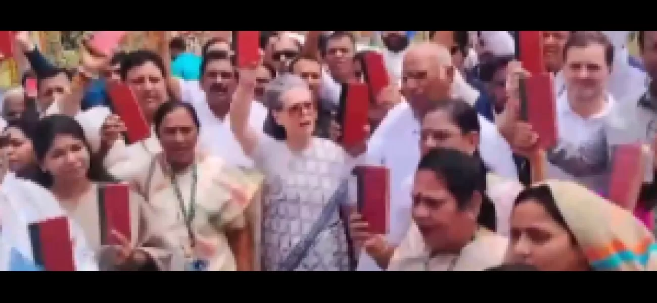 Parliament's INDIA bloc demonstrates strength and urges protection of Constitution.