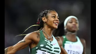 Sha'Carri Richardson secures spot in Paris Olympics by triumphing in 100-meter race.