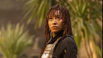 Amandla Stenberg drops a song addressing racist backlash to Star Wars film 'The Acolyte'.