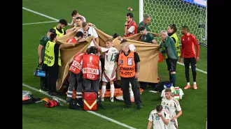 Hungary's Barnabas Varga's condition after head injury at Euro 2024.
