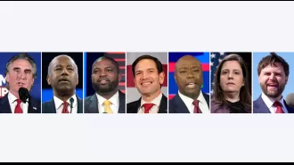 A rundown of potential VP picks for Trump and their likelihood of being chosen or rejected.