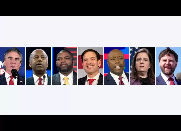 A rundown of potential VP picks for Trump and their likelihood of being chosen or rejected.