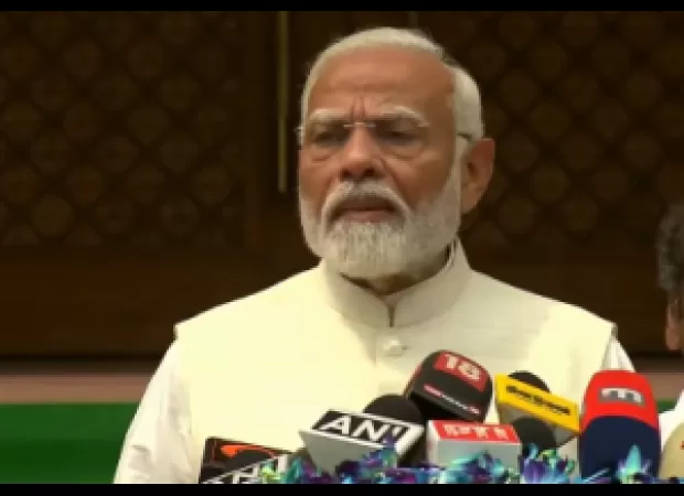 PM Modi says people want more than just empty rhetoric before first session of new Lok Sabha.