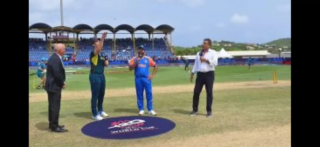 Australia chooses to field first against India in T20 World Cup game.