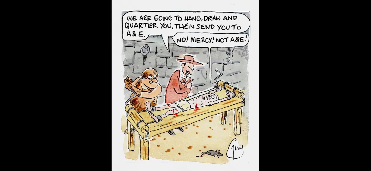 Guy Venables' daily cartoon in the Metro newspaper.