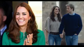 Actress from Netflix show reminisces about being rejected for role of Kate Middleton due to weight.