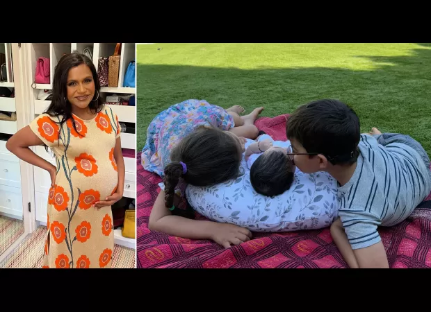 Mindy Kaling welcomes third child on her 45th birthday in surprise announcement.
