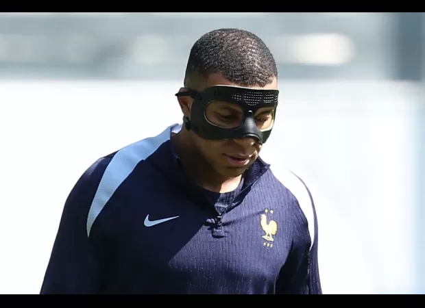 France's coach Deschamps updates on Mbappe's injury before match against Poland at Euro 2024.