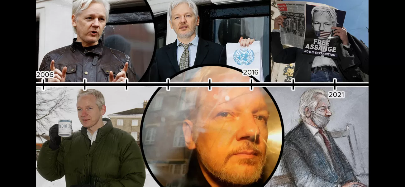 Assange's legal battle, from Wikileaks to striking a deal, explained in a timeline.