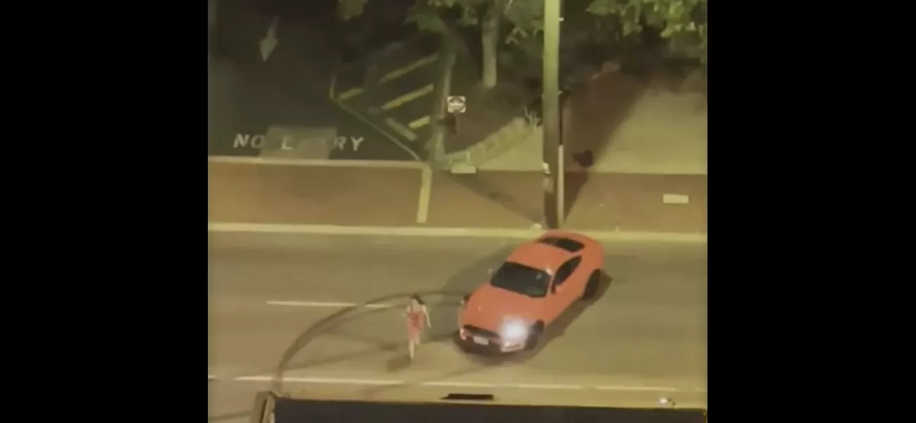 A woman with two kids escapes prison after going on a destructive rampage in a bar on Valentine's Day.