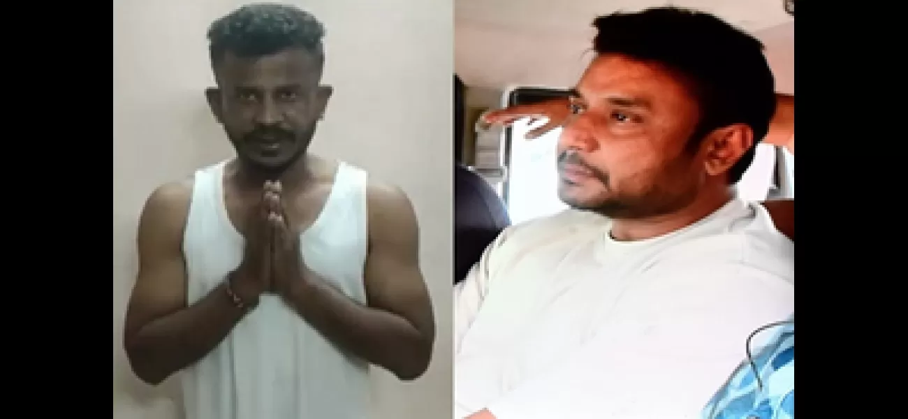 Police apprehend a fan of Darshan, a famous actor, for making threatening statements related to a murder case.