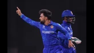 Afghanistan advances to T20 World Cup semifinals with 8-run victory over Bangladesh in rain-interrupted Super 8 match.