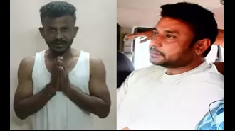 Police apprehend a fan of Darshan, a famous actor, for making threatening statements related to a murder case.