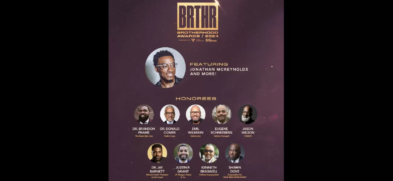 Black leaders will be recognized during Men's Mental Health Month through the Brotherhood Awards.