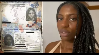 A woman was refused entry on a Tui flight due to a small flaw on her passport.