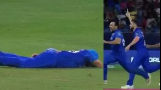 Gulbadin Naib's leg cramp in Afghanistan vs Bangladesh game leads to viral memes.