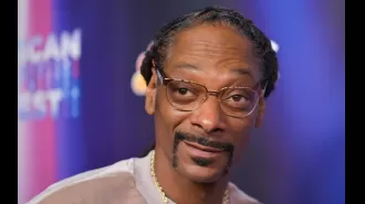 Snoop Dogg competes in 200m race at U.S. Olympic Team trials for track and field.