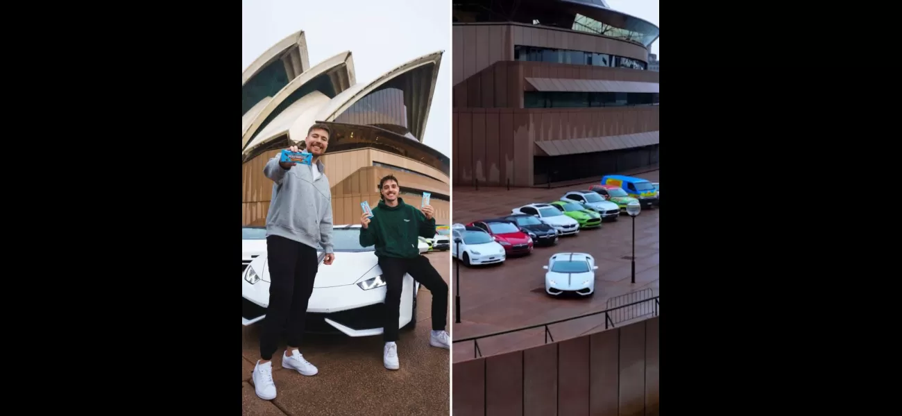 Famous YouTuber is hosting a car giveaway in front of the Opera House today, with 10 lucky winners.