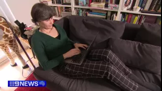 Woman suffers severe burns from household object, prompting cautionary message.