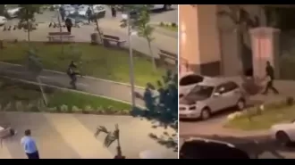 Search for 'shooter in second incident' following 20 fatalities from weekend shootings.