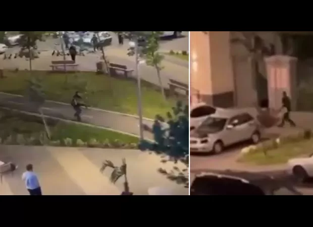 Search for 'shooter in second incident' following 20 fatalities from weekend shootings.