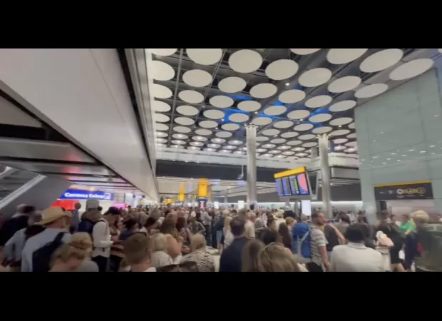 British Airways IT failure leaves Heathrow travelers without luggage.
