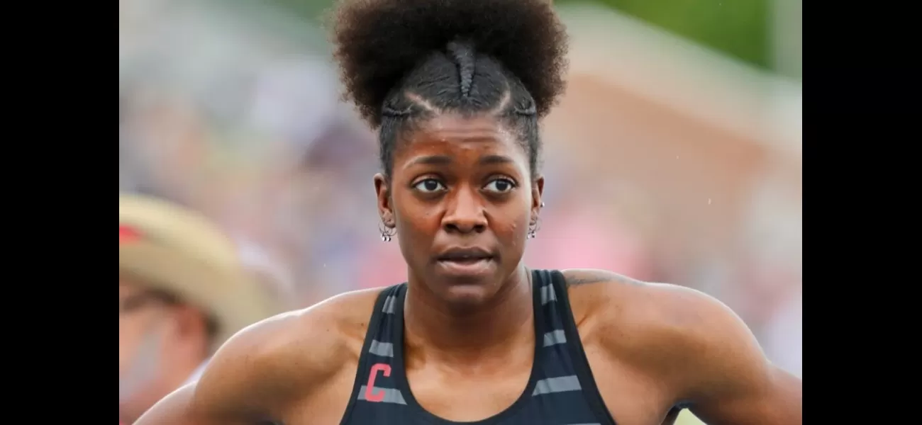 Kendall Ellis, a track athlete, was trapped in a portable toilet right before securing a spot in the Olympics.