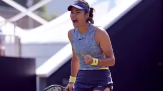 British tennis player Emma Raducanu pulls off a surprise victory against world No.5 Jessica Pegula in Eastbourne, just before Wimbledon begins.