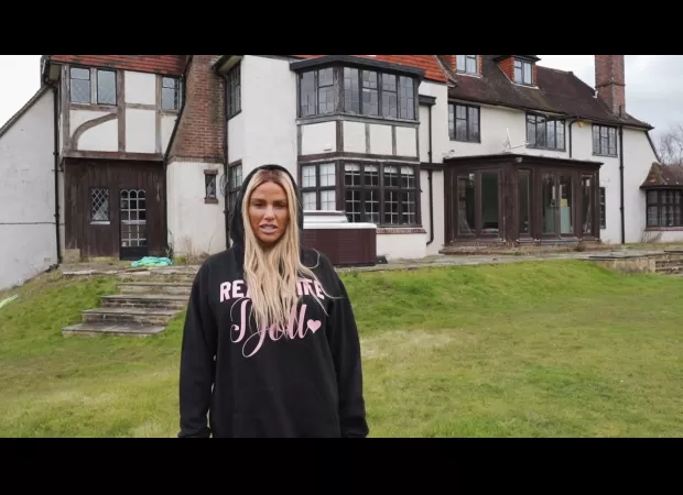 Katie Price's mansion faces eviction as she prepares for her 17th breast augmentation surgery.