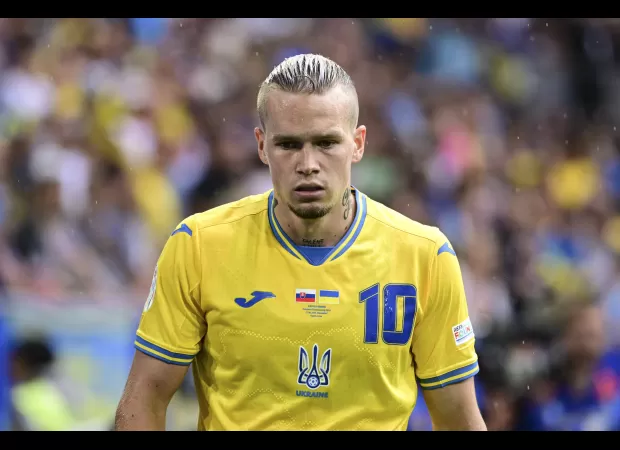 Zinchenko and Mudryk out of Ukraine's Euro 2024 match against Belgium.