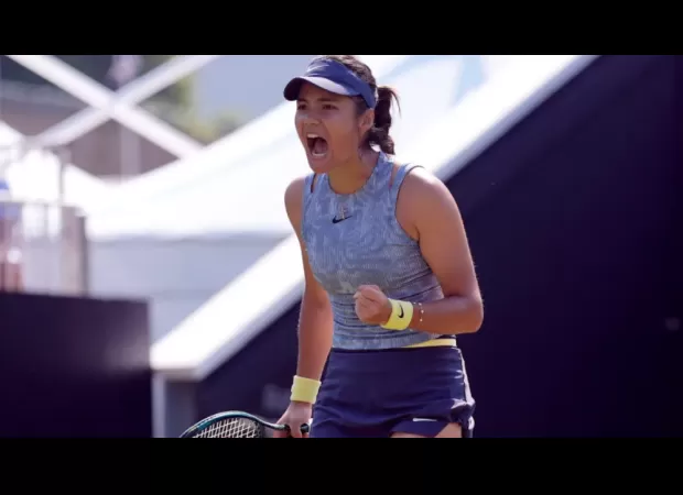 British tennis player Emma Raducanu pulls off a surprise victory against world No.5 Jessica Pegula in Eastbourne, just before Wimbledon begins.