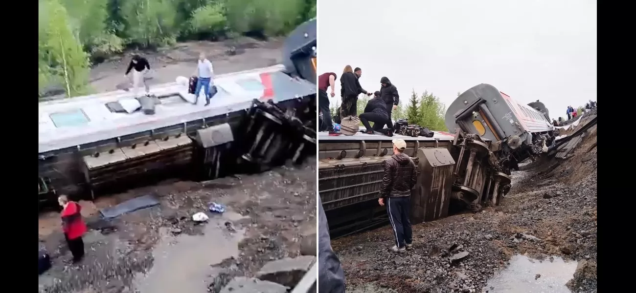 Fatal accident as tourist train derails and plunges into river, claiming two lives.