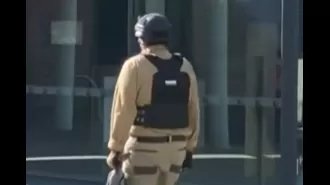 A teenager accused of a terror crime reportedly brought knives to the office of a Member of Parliament.