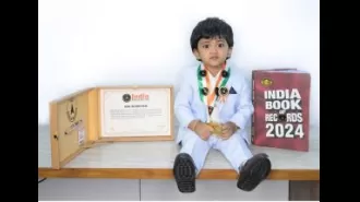 A young child from Joda has earned a spot in the India Book of Records.