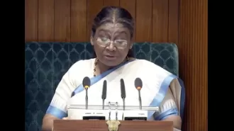The President of India, Murmu, calls the current emergency in the country a violation of the Constitution in his speech to Parliament.