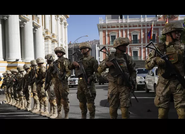 Attempted Bolivian coup unsuccessful as new military leader calls for troops to retreat.