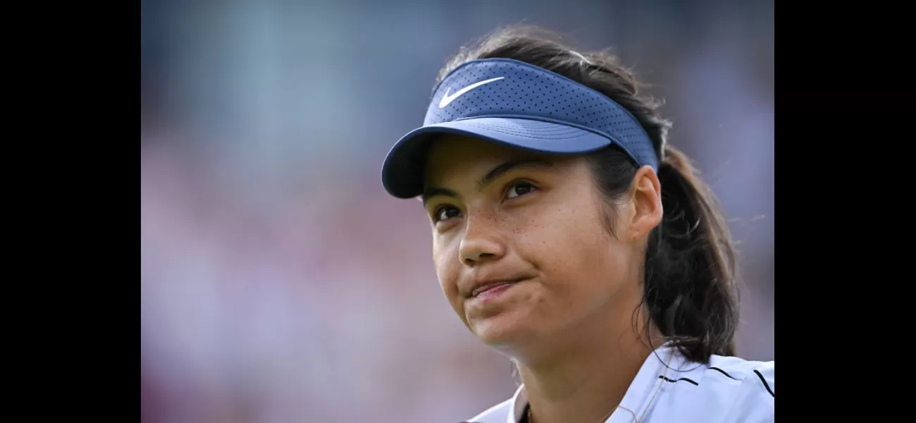 Raducanu, a rising tennis star from Great Britain, was defeated by the top-ranked Russian player in her last tournament before Wimbledon.