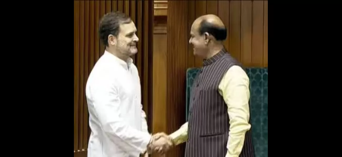 Rahul Gandhi met with the Lok Sabha Speaker and expressed regret for mentioning the Emergency, stating that it could have been avoided.
